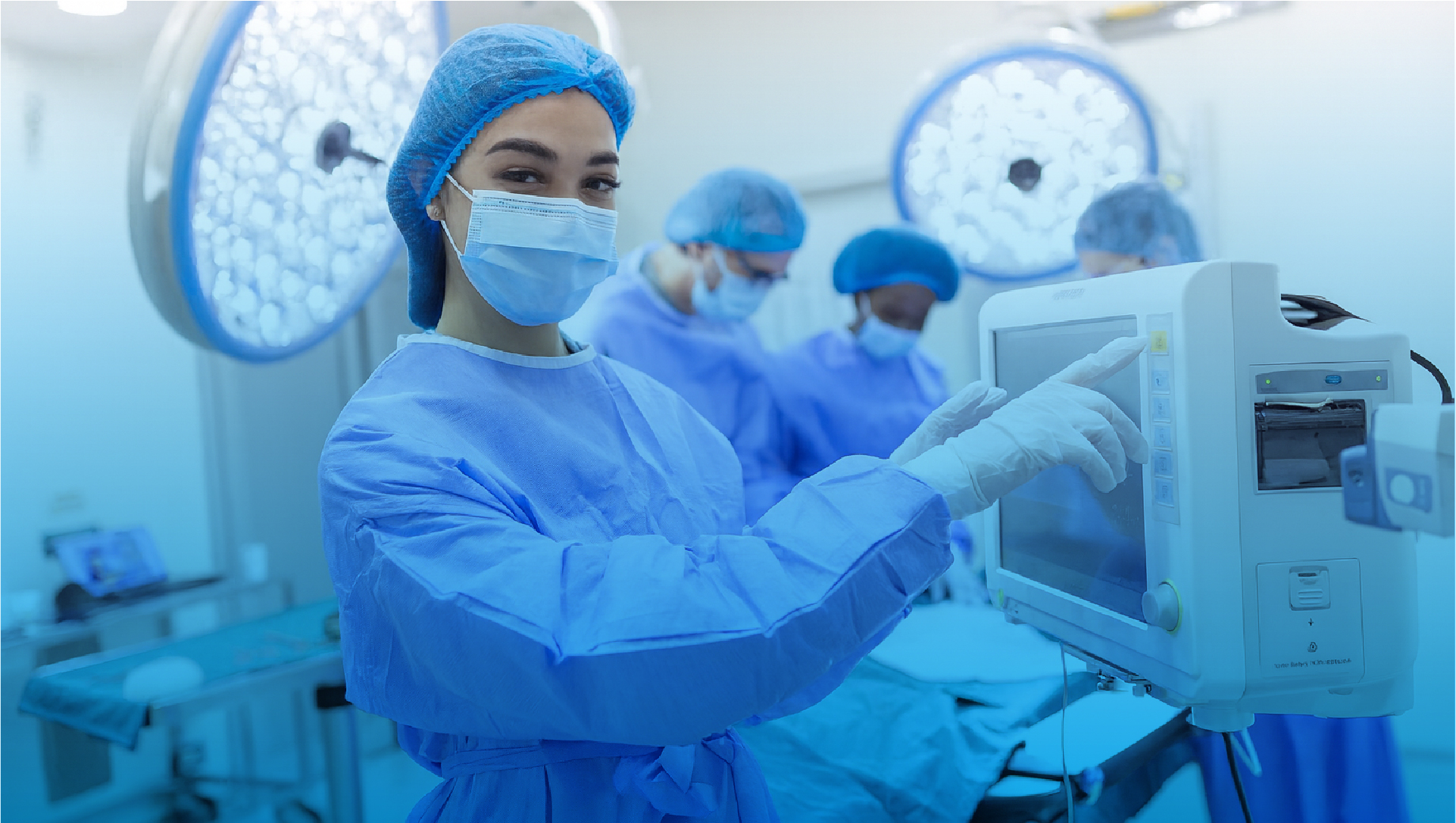 Cirujano general en quirófano