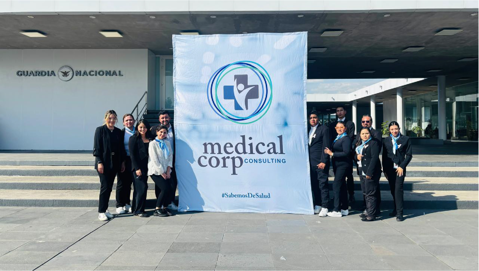 Feria de salud corporativa en empresa